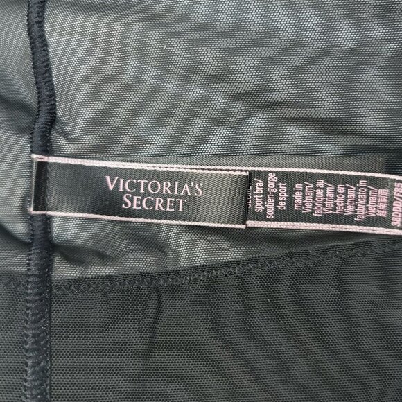 Victoria's Secret Wirefree Sports Bra Gray Pink Size 38DDD Medium Support NWT - Picture 9 of 10